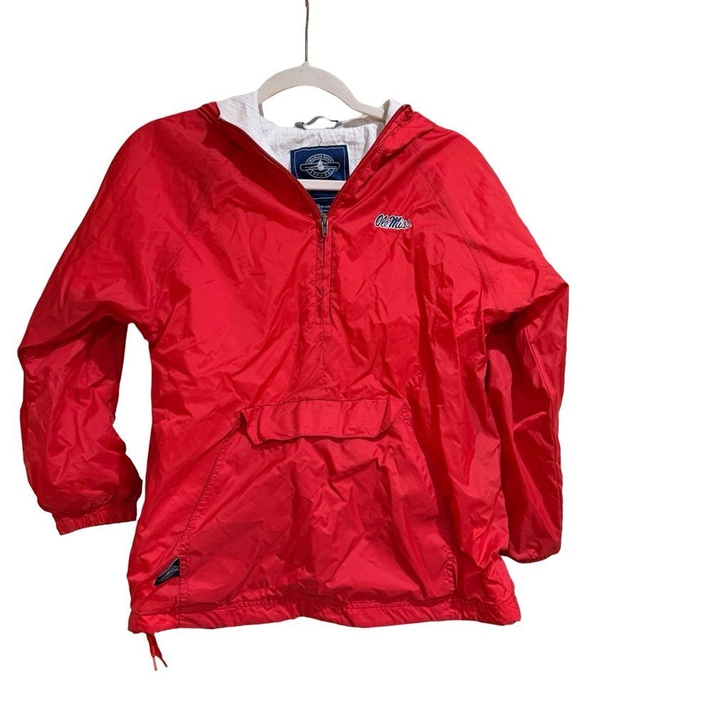 ❤️💙 Charles River Youth‎ Ole Miss Windbreaker – Size L (14–16) 💙❤️